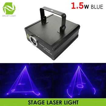 

DMX-512 2D+3D Multi Color 1W RGB Laser Light DJ Stage Aluminum Auto Sound Laser Projector Bar Disco KTV Party Light Decoration