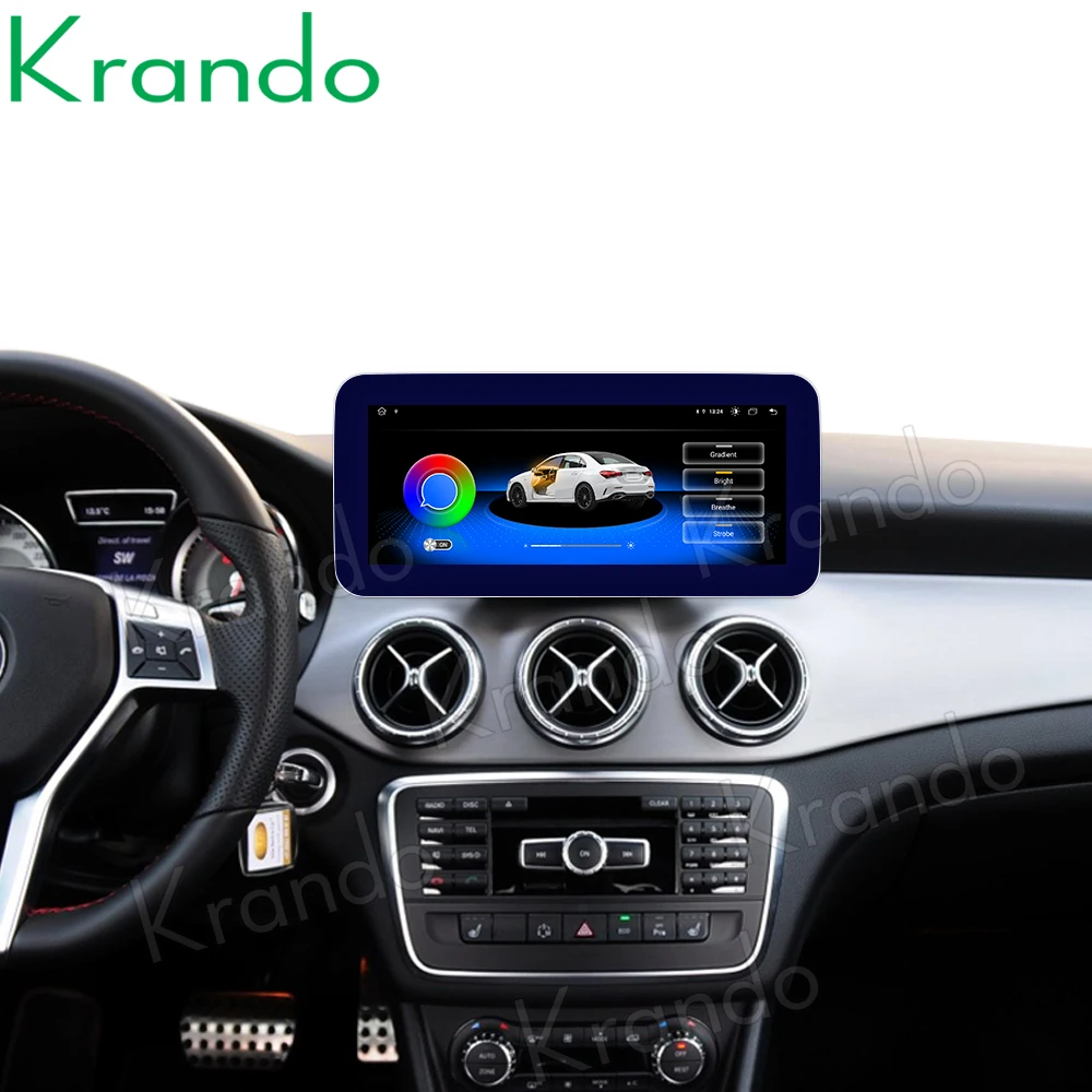 Krando Android 10.0 4G 128G 10.25'' Car Radio For Mercedes-Benz A W176 CLA C117 GLA X156 2012-2020 NTG 4.5 5.0 5.5 Carplay