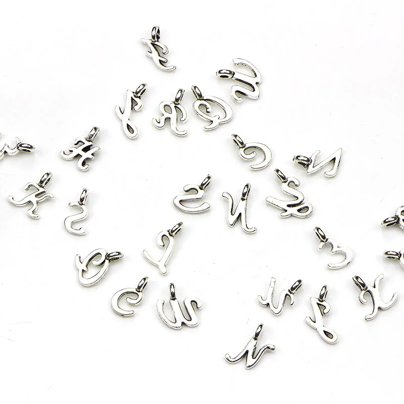 52 шт. оригинальные Подвески 26 букв английского алфавита Очаровательные для