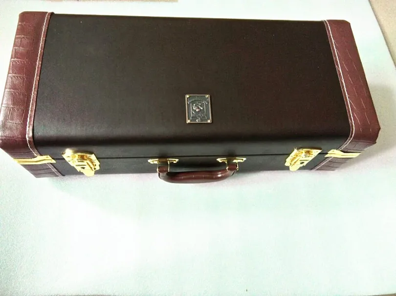 Trumpet LT180S-72 Authentic Double Silver Plated B Flat Professional Trumpet Top Musical Instruments Brass Hard box