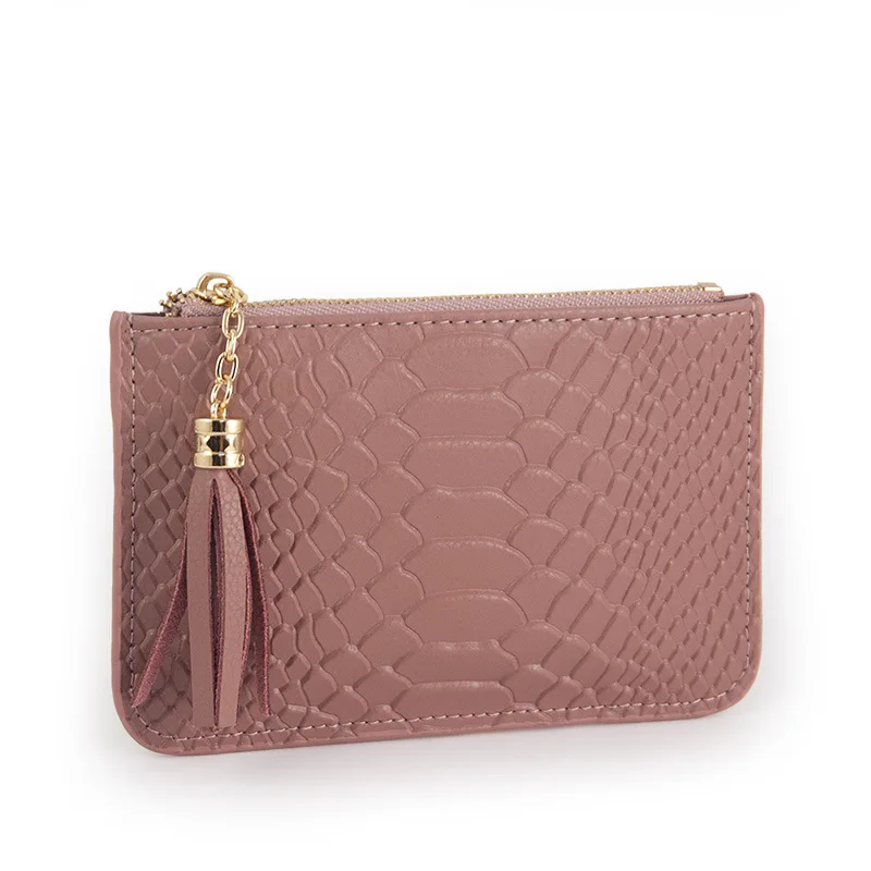 Zero кошелек Простой Длинный ключ маленький кошелек - Color: Pink