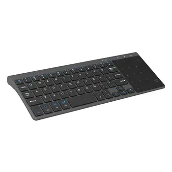 

2.4G Wireless Thin Keyboard and Rechargeable Mouse Combo English/Russian Letters Keyboard Set for Android Tablet Desktop Laptop