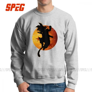 

Dragon Ball Z Angry Little Goku Men's Sweatshirt Novelty Pure Cotton Crew Neck Pullover Travel Hoodie Apparel