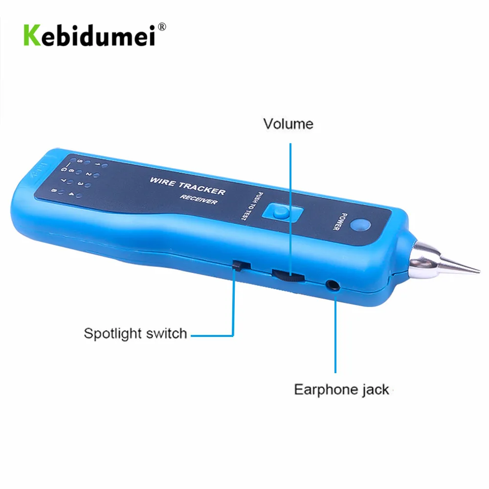 RJ11 RJ45 Cat5 Cat6 Wire Tracker Diagnose Tone Finder Telephone Wire Cable Tester Detector Networking Line Tracker Tools