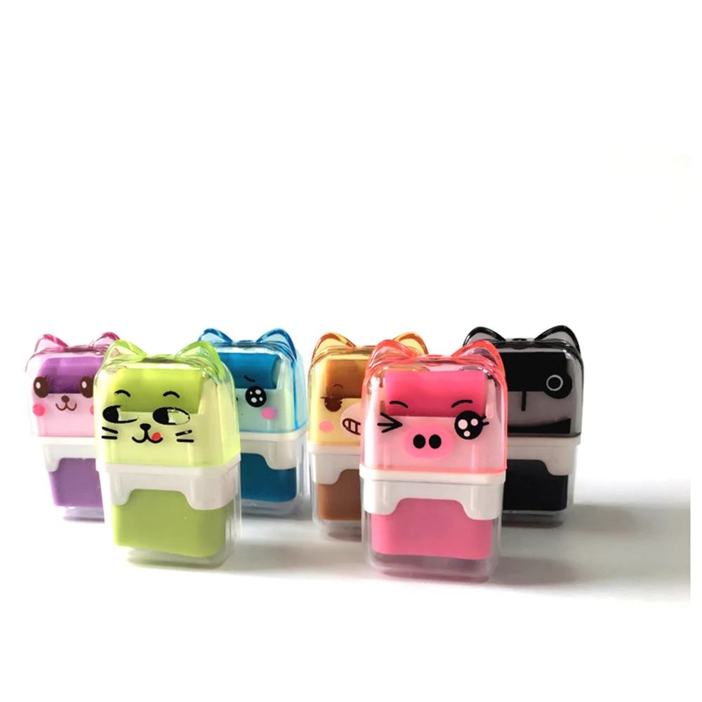 

1PC Cute Cartoon Roller Eraser Kawaii Stationery Mini Eraser for Kids School Office Correction Supplies Student Gifts Escolar