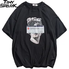 Хип-хоп забавная футболка статуя микеланжело Давида уличная Футболка мужская летняя хлопковая Футболка Харадзюку с коротким рукавом топы тройники