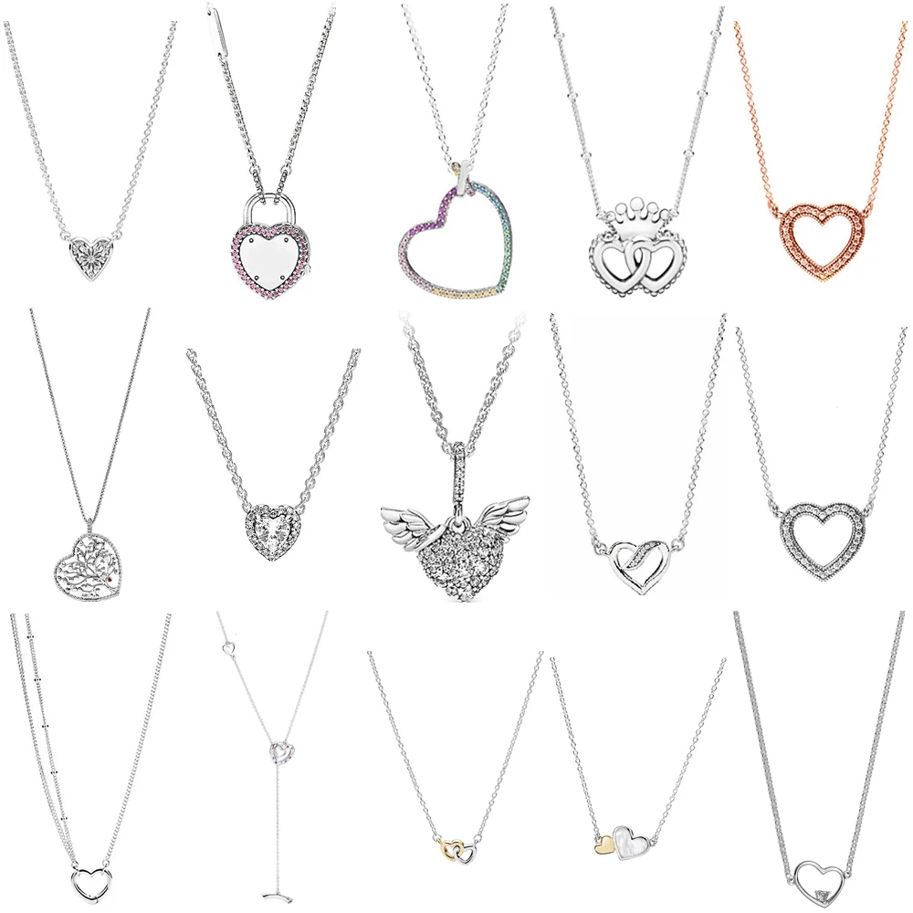 CIBO 100% Стерлинговое Серебро 925 пробы оригинальный логотип кулон в виде сердца