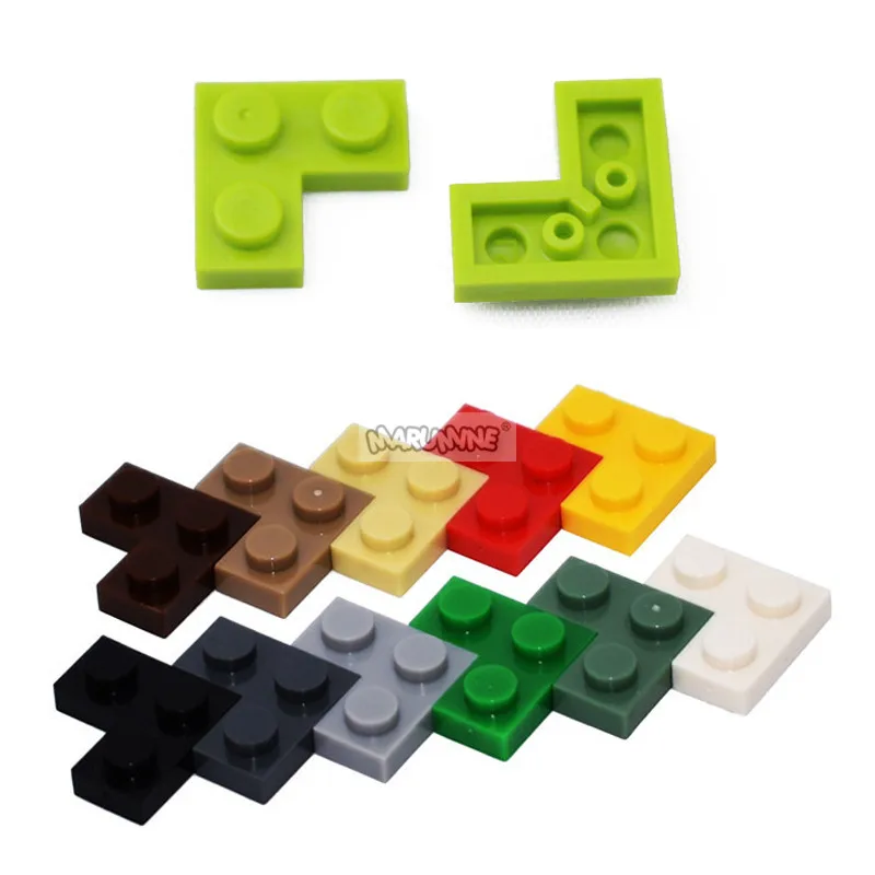 MARUMINE DIY блоки 2x2 угловая пластина 300 шт. творческие игрушки MOC 2420 совместимые