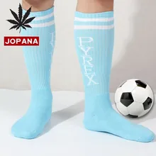 Хлопчатобумажные носки с полосками и надписями, теплые, женские, забавные, милые, круглый носок, Kawaii Art Happy, японский стиль, дышащие, пот, уличная мода, повседневная одежда