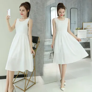 

Holievery Vintage O Neckline Satin Knee Length Bridesmaid Dress 2020 Simple Short Party Dress Ivory White Red Black