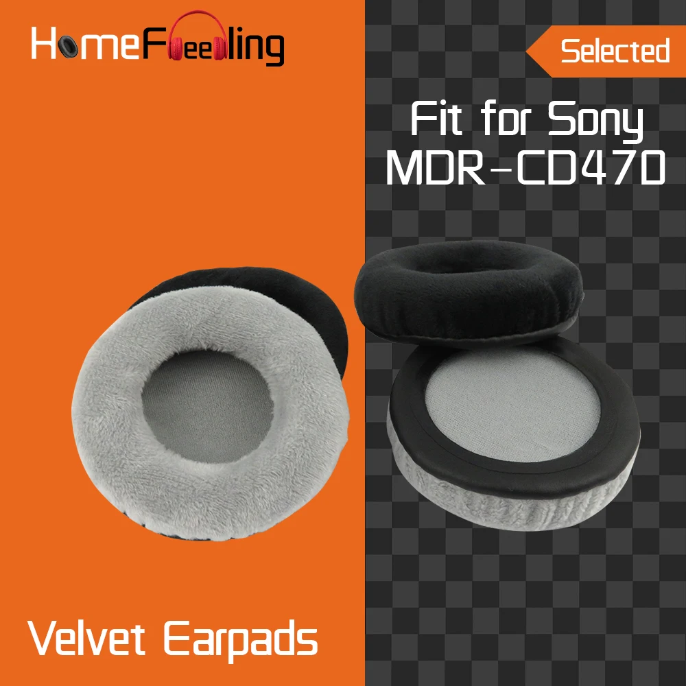 Homefeeling Earpads for Sony MDR CD470 Headphones Earpad Cushions Covers Velvet Ear Pad Replacement