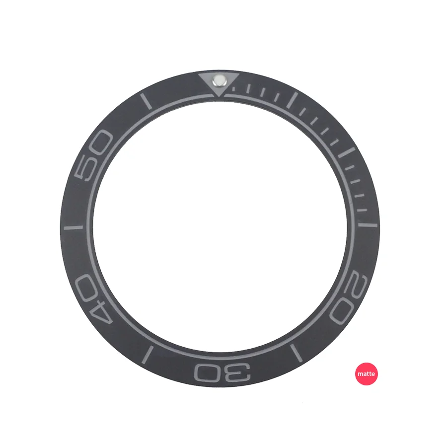 Новинка 41,5 мм матовый черный высококачественный керамический ободок вставка для мужских часов для ныряльщиков Сменные аксессуары