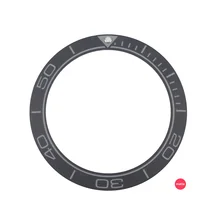 Новинка 41,5 мм матовый черный высококачественный керамический ободок вставка для мужских часов для ныряльщиков Сменные аксессуары