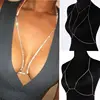 Women Summer Sexy Shiny Crystal Rhinestone Bra Chest Body Chain Bikini Jewelry  Leg Chains for Women Summer Beach Dress Sexy ► Photo 2/5