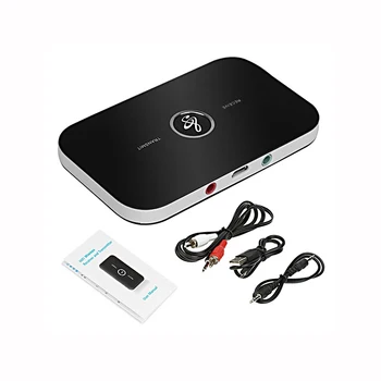 

Hot Bluetooth 5.0 Transmitter Receiver Wireless Audio Adapter For PC TV Headphone Car 3.5mm AUX Music Receiver Sender