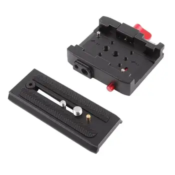 

Quick Release Plate Assembly P200Clamp Adapter for Manfrotto 577 501 500AH 701HDV Q5 Camera Tripod Accessories