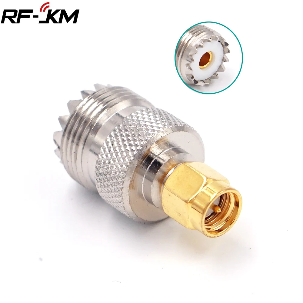 Venta Para UHF-239 SO239 hembra SMA conector macho adaptador Coaxial p3KkNOnEw