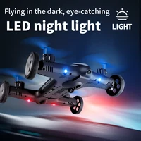 4DRC 2-in-1 2.4G RC Drone Air-Ground Flying Car 4K HD Camera Dron Quadcopter with LED Night light Helicopter Toys For Children 1