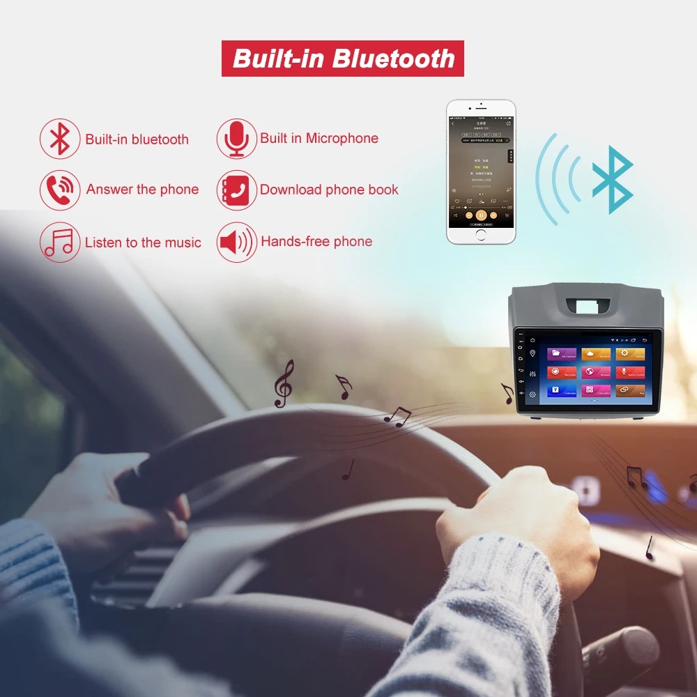 Excellent Bonroad Android 8.1 Car Radio 9 inch HD GPS Navigation Multimedia Player For Suzuki D-MAX DMAX 2015-2018 no dvd player 1 Excellent Bonroad Android 8.1 Car Radio 9 inch HD GPS Navigation Multimedia Player For Suzuki D-MAX DMAX 2015-2018 no dvd player 1