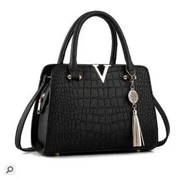 

2017 New Style Single-shoulder Bag for Women PU Handbag Crocodile Pattern Women's Handbag New Bags