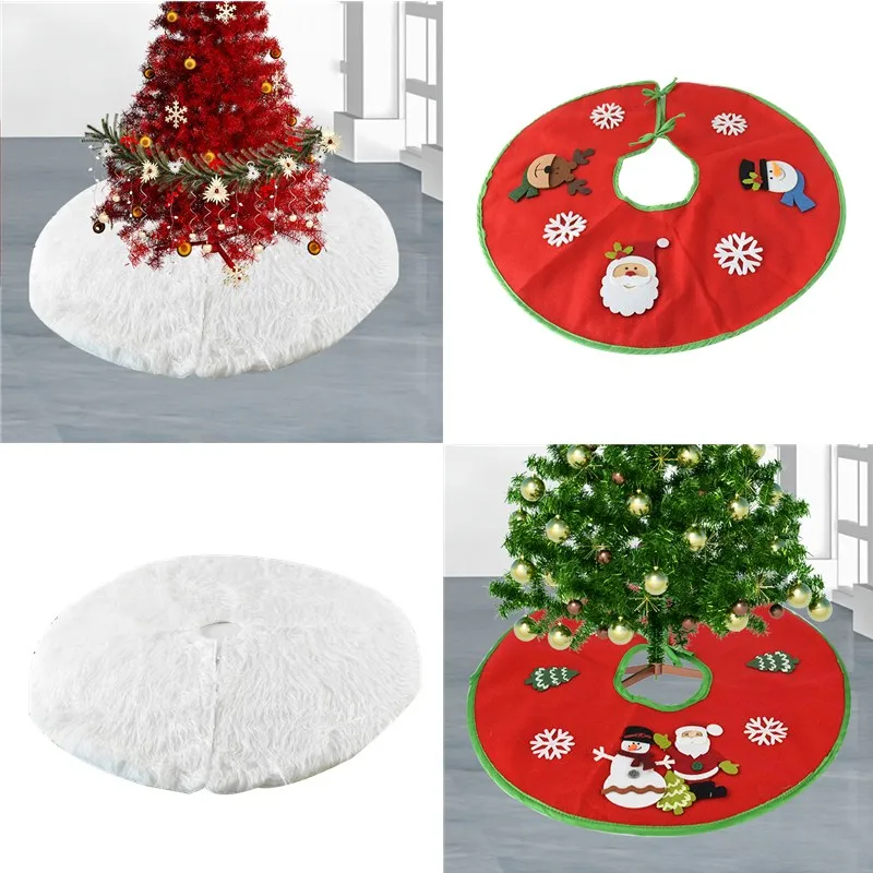

1Pc Chistmas Tree Skirt Decor Snowflake White For Xmas Festive Decorations Xmas Tree Ornament Holiday Party