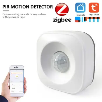 

Tuya Zigbee PIR Motion Sensor Remote Control 360 Degree Infrared Detector Home Remote Control Infrared Sensing Detector