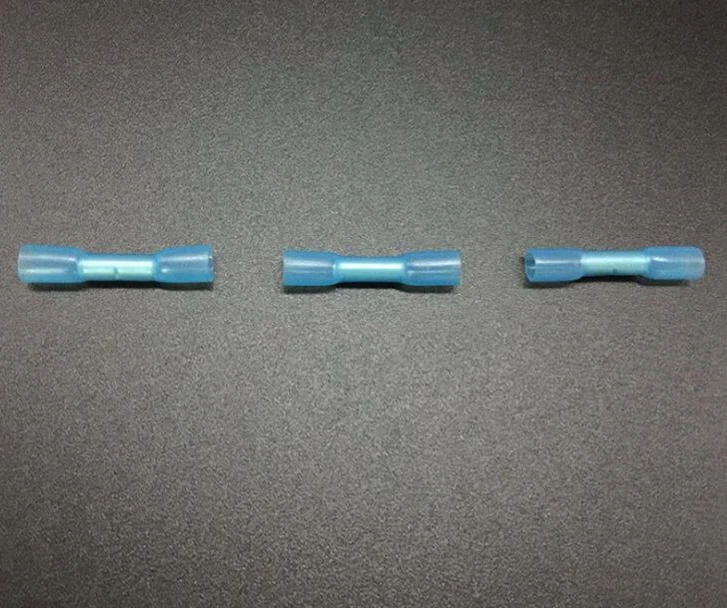 20-50pcs BHT0.5 BHT1.25 BHT2 BHT5 Heat Shrink Butt Waterproof Insulated Connector Terminal Nylon Brass Terminal BHT 004