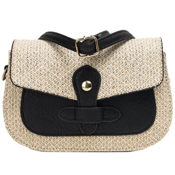 

Ellipse Small Square Bag Straw Beach Woven Bag Ladies Shoulder Messenger Bag