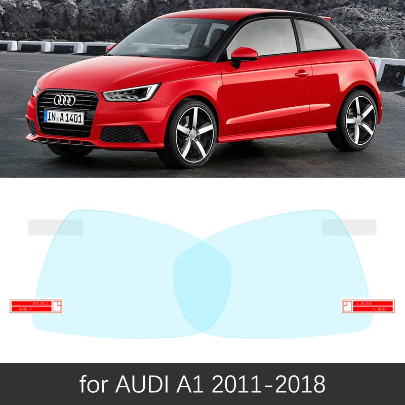 Для AUDI A1 8x 2011~ полное покрытие противотуманная пленка зеркало заднего вида аксессуары водонепроницаемый непромокаемый автомобильный стикер 2012 2013 - Название цвета: Audi A1 (8X) 11-18