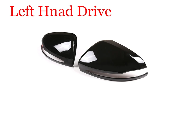 For LHD 2 шт. RHD и LHD для Mercedes Benz C W205 E W213 GLC-Class X253 S Class W222 ABS автомобильное зеркало заднего вида крышка отделка Аксессуары - Цвет: For LHD