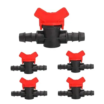 

5PCS 16PE Ball Valve Switches Garden Irrigation Valves Double-end Plastic Valve Flower Watering Supplies