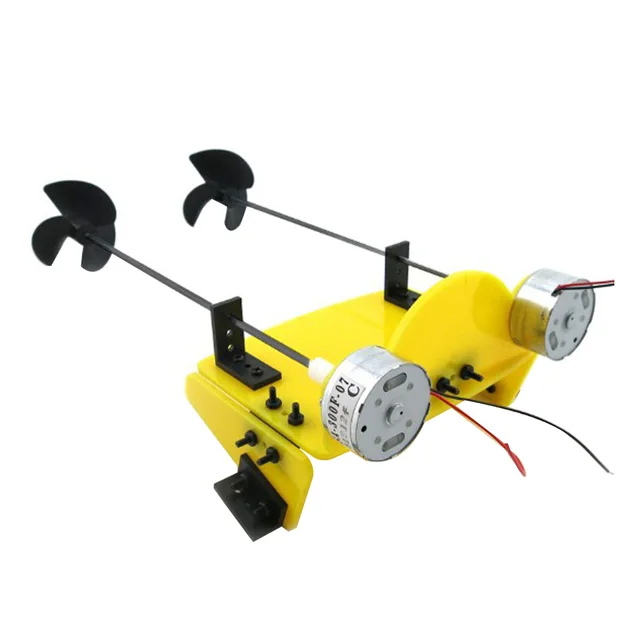 DIY Handmade Accessory Boat Ship Kit Electric Two Motor Propeller Power Driven for Remote Control Boat Model Robot F17929 3