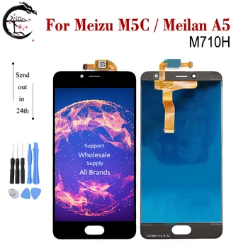 

5.0" New LCD For Meizu M5C M710H LCD Display Touch Panel Screen Digitizer Sensor Assembly Meilan A5 Display Replacement Tested