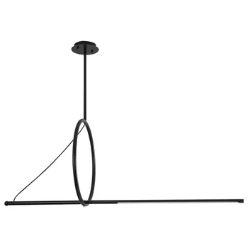 

Nordic Simple LED Pendant Light Iron Art Acrylic Remote Control Hanging Lamp Home Decor Restaurant Bar Office Light Fixture