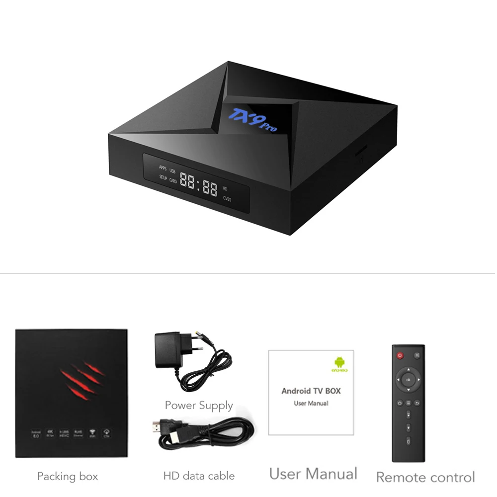 TX9 Pro tv Box Android box Amlogic S912 Восьмиядерный 3 ГБ 32 ГБ двойной Wi-Fi поддержка 4K HD Bluetooth 4,1 телеприставка PK X92