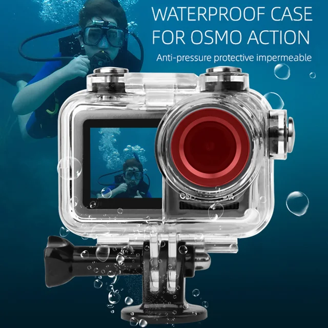 Waterproof Housing Case for OSMO Action Camera Underwater Photography Diving Protective Shell Case NSV775 1