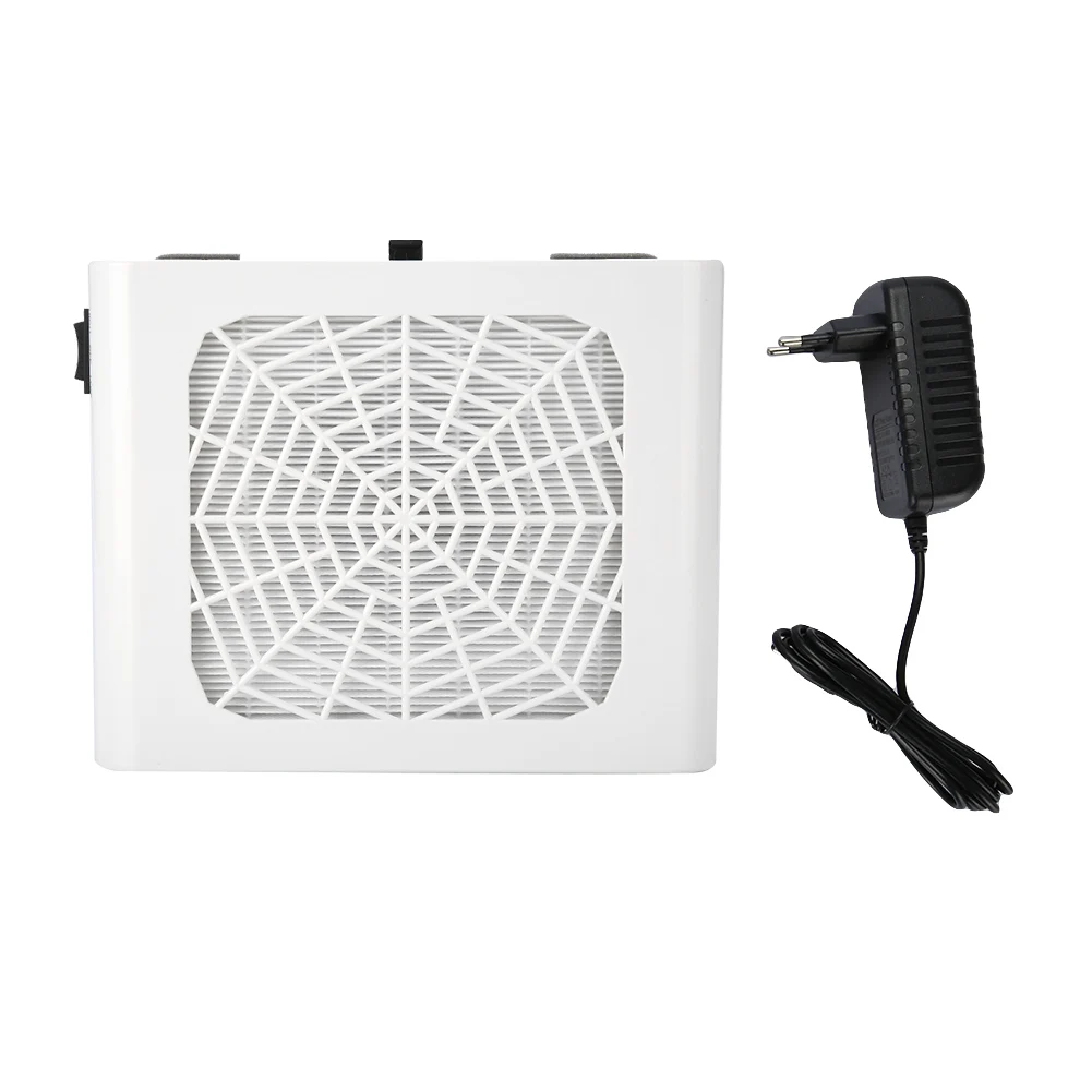 

48W UV Nail Art Salon Suction Dust Collector Pull-Out Filter Screen Vacuum Cleaner Machine Professional Manicure Tools EU Plug