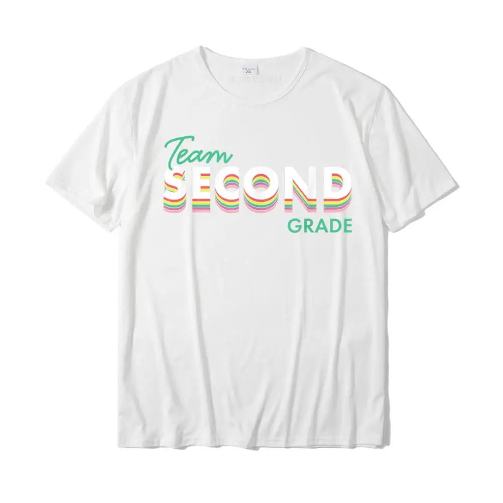 Summer Labor Day 100% Cotton Fabric Round Neck Tops Shirts Short Sleeve Customized Tops Tees Brand New Personalized T-Shirt Team 2nd Second Grade Teacher Back To School Top T-Shirt__MZ16349 white