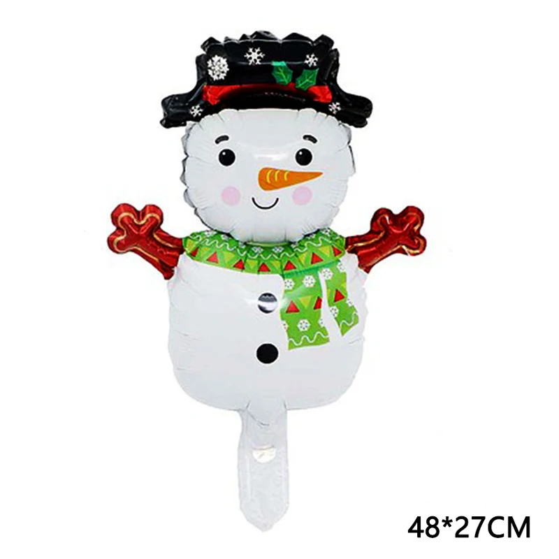 Веселые рождественские воздушные шары Санта Клаус Снеговик елка Новогоднее Рождество праздничные украшения из шаров дома Рождественские вечерние Декор Noel - Цвет: Mini Hug Snowman