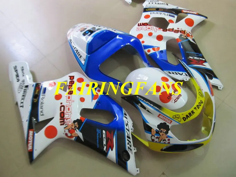 Мотоцикл инжекторный тюнинг-пакет для GSXR600 750 K1 01 02 03 GSXR 600 GSXR750 2001 2002 2003 Обтекатели Кузов+ подарки SH67