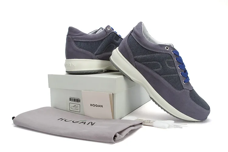 Hogan Scarpe/Лидирующий бренд; мужская повседневная обувь; Masculino; популярные кроссовки из дышащего сетчатого материала на шнуровке; мужские кроссовки
