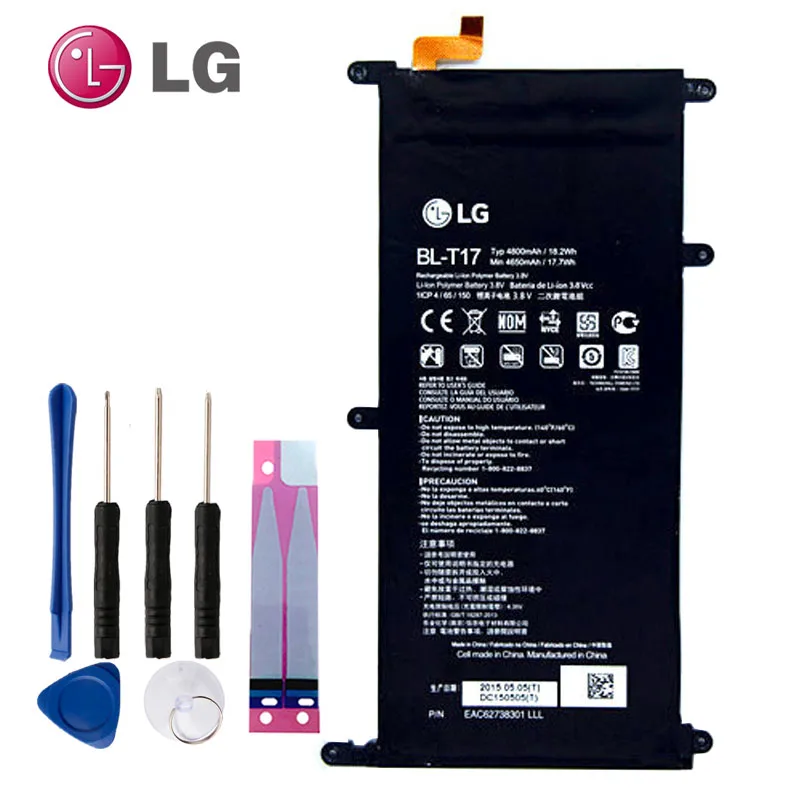 Оригинальный BL T17 планшет Батарея для мобильного телефона LG G PAD X 8 3 VK815 VK810 V520 V522