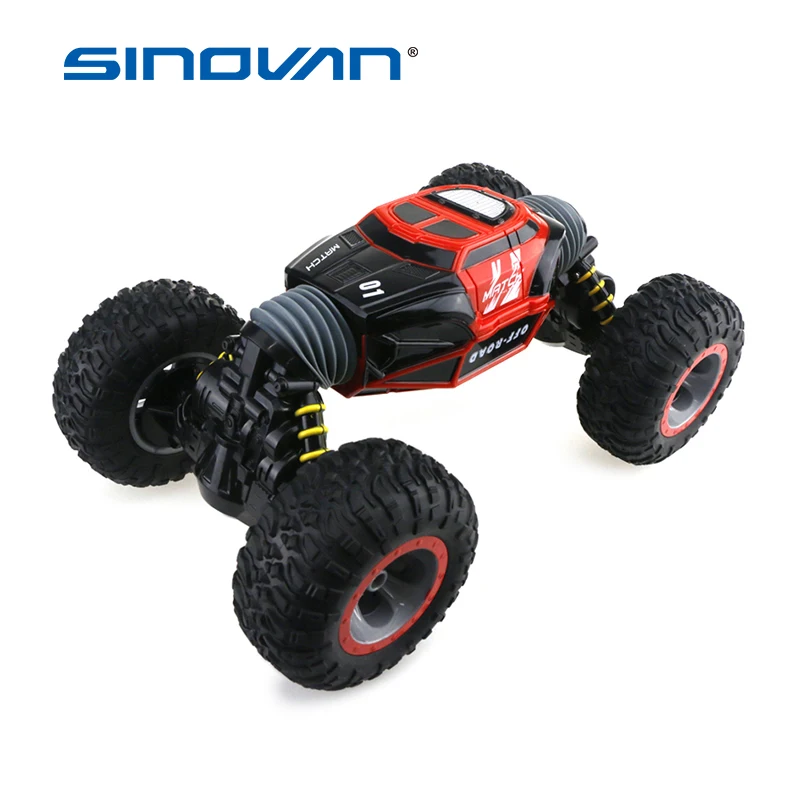 RC Car 2.4Ghz 1/16 4WD Double-Sided Remote Control Amphibious Vehicle Stunt With Controller For kids gift | Игрушки и хобби