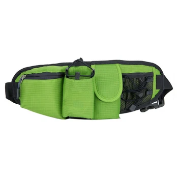 

Sports Zipper Reusable Gym Large Capacity Lightweight Climbing Outdoor Waist Bag Bottle Holder Adjustable Strap Running Pouch