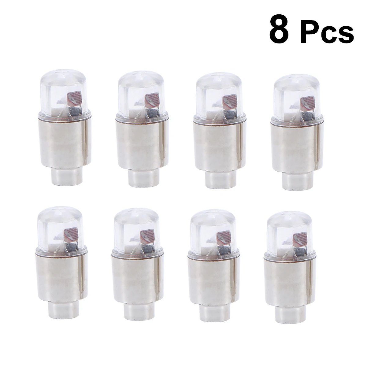 

8pcs Dual Induction Valve Caps Wheel Tire Tyre Night Light for Bicycles Cars Motorbicycle