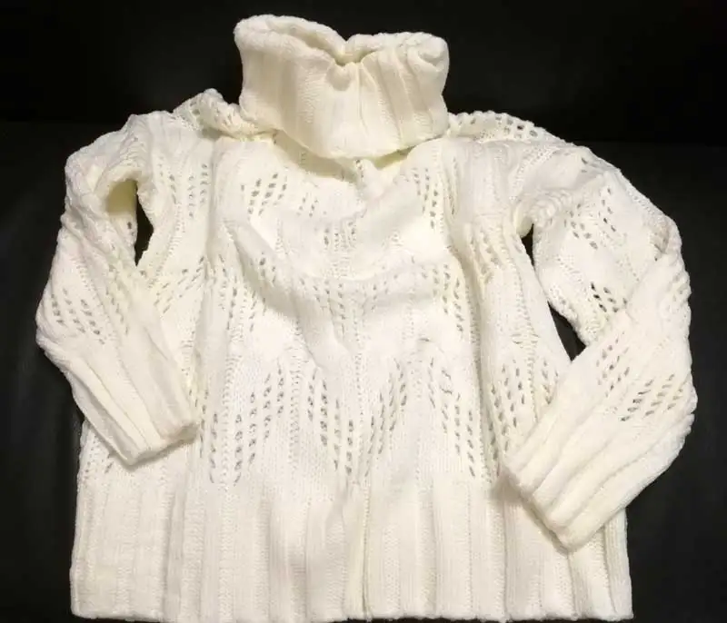 Богемный Вдохновленный белый длинный рукав свитера для женщин черепаха шеи ужин шик выдалбливают Пуловеры для женщин Зимний вязаный джемпер