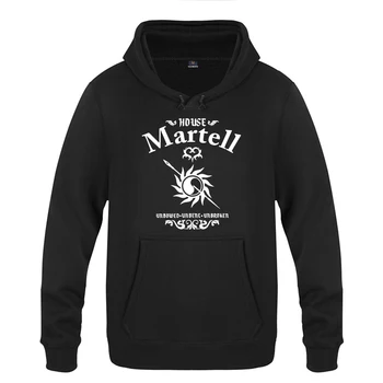 

House Martell Game of thrones Hoodies Men Fashion Winter Men's Pullover Fleece Hooded Sweatshirts