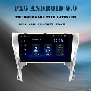 

Android 9.0 car radio for Toyota Camry 2012 2013 2014 multimedia player GPS navi PX6 DSP HDMI 10.2" ips screen 1080P 4Gb+64Gb