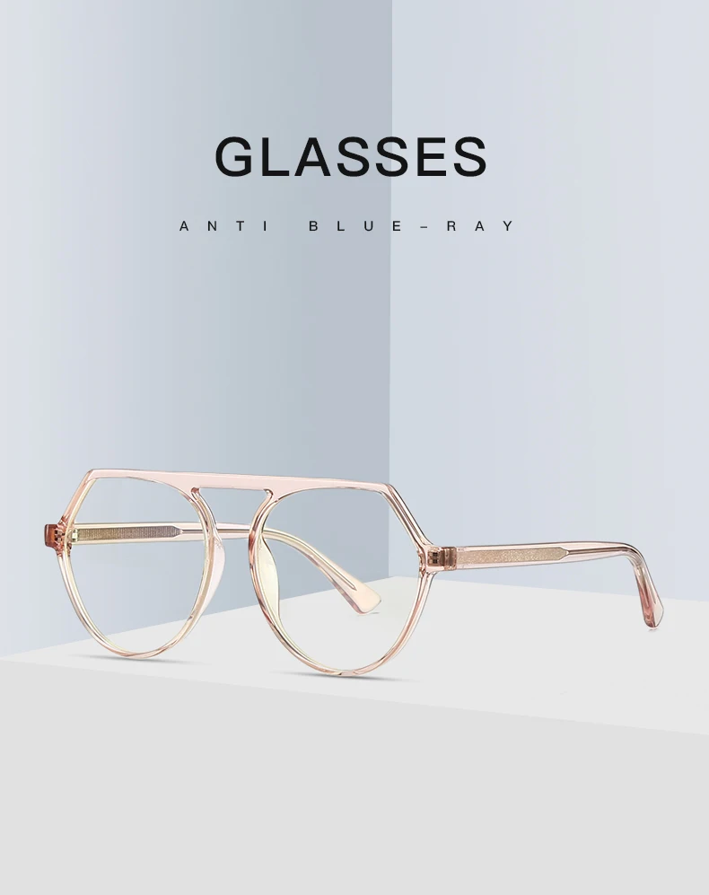 Unisex Eyeglasses Acrylic Tr90 Cp Frame 2033