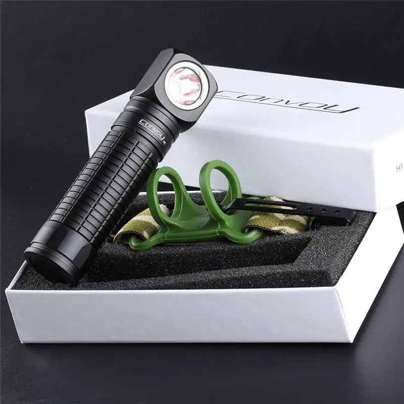 Convoy H1 Mini Portable IPX6 Waterproof XML2 1048LM Flashlight Headlight 3 Modes